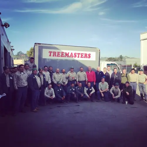 Treemasters crew at the Treemasters office | Professional arborists and tree service company in Marin County and the Bay Area